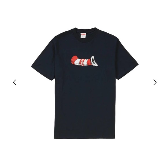 Supreme Other - Supreme Cat in The Hat Tee Black Medium